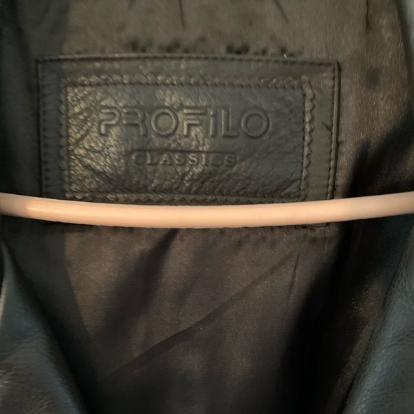 Profilo Classic Leather Jacket - Size L - Picture 5 of 7